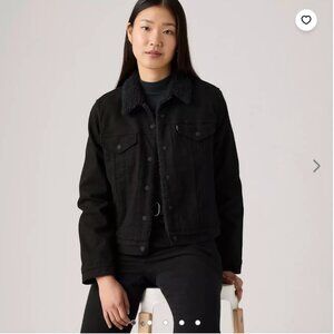 Levi's Black Original Sherpa Jacket